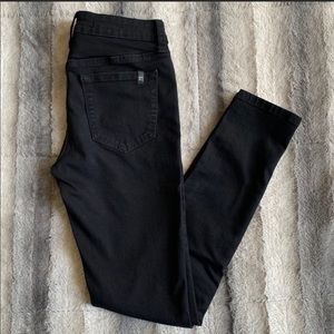 Joes Jeans black skinny jeans size 25